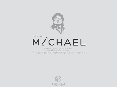 Michael Jackson Typography Concept concept design illustration jackson logo michael project typography