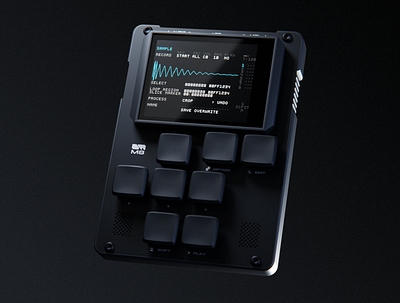 Music synthesizer 3d blender blender3d music product render