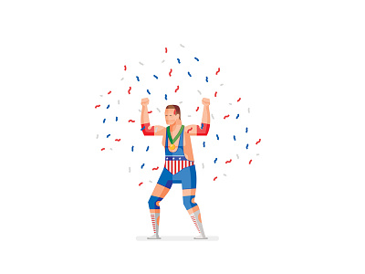 Kurt Angle illustration kurt angle vector wwe