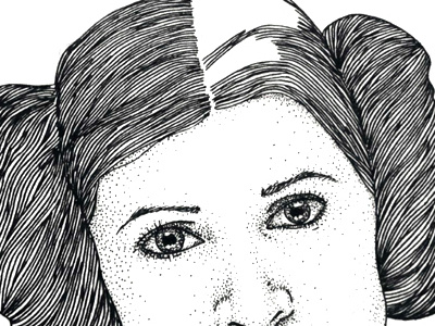 Princess Leia || Development portrait princess leia star wars