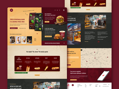 Stop Cafe Website Concept - Full