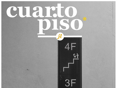 Cuarto Piso (4th floor) bbq color palette design photography photoshop poster posters stairs