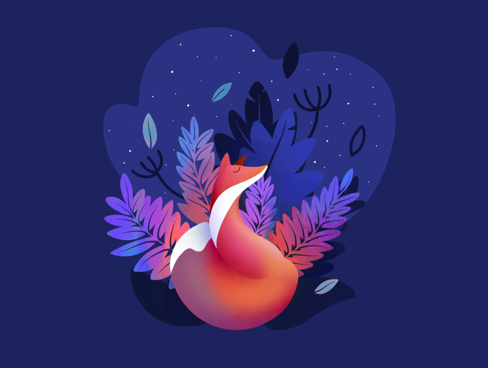 Лисичка by Vika Kruchinina on Dribbble