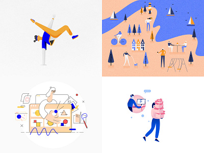 2018 2d design graphic illustration illustrator minimal vector