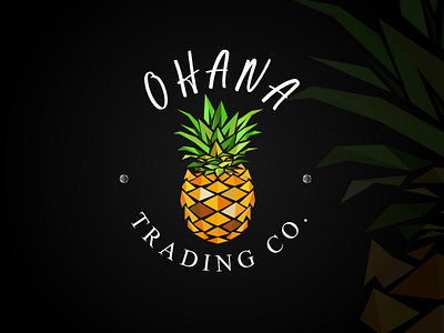 OHANA brand and identity branding design logo polygon polygon art polygon logo