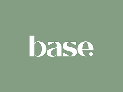 Base logotype branding logo typography vector
