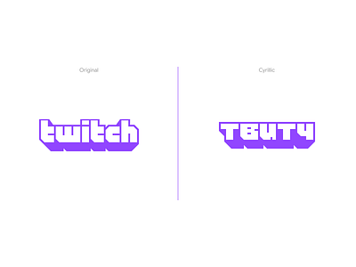 Twitch branding design logo typography