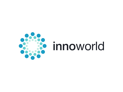 innoworld branding illustration logo typography