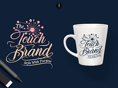 THE TOUCH BRAND logo logo design typography