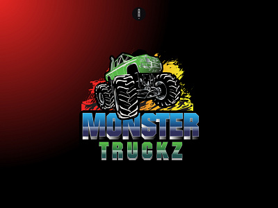 Monster Truckz illustration logo logo design monster monster truck logo truck logo vector