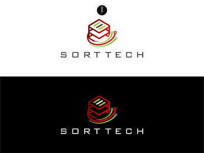 SORT Tech data logo design logo logo design tech logo technology logo vector