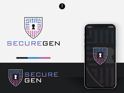 SecureGen branding coporate cyber logo cyber security logo illustration logo logo design security logo shield logo vector