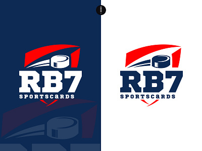 RB7Sportscards coporate ice hockey logo logo logo design sport logo vector