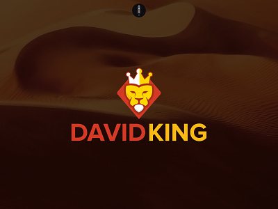 David King branding coporate king logo lion logo logo logo design vector