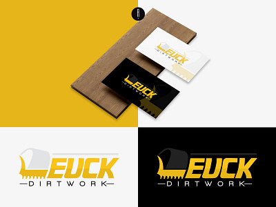 Leuck Dirt Work branding construction logo coporate logo logo design vector