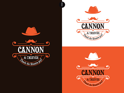 Cannon & Thieves branding cannon thieves coporate gentleman logo illustration logo logo design thieves logo vector