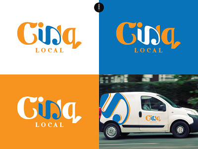 CinqLocal branding coporate design illustration logo logo design typography vector