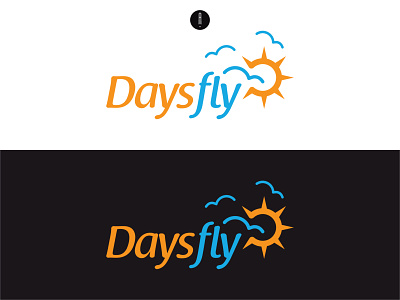 Daysfly branding coporate day logo logo logo design sun logo vector