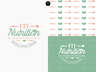 Fit Nutrition By Meghan Witherspoon branding coporate design fitness logo illustration logo logo design nutrition nutrition logo typography vector
