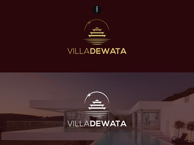 Villa Dewata branding coporate illustration logo logo design typography vector villa logo