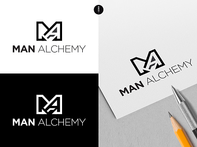 Man Alchemy branding coporate design illustration logo logo design ma logo man logo typography vector