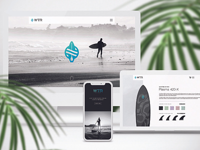 WTR Site Design – 01 brand identity branding design ecommerce identity web web design website website concept website design