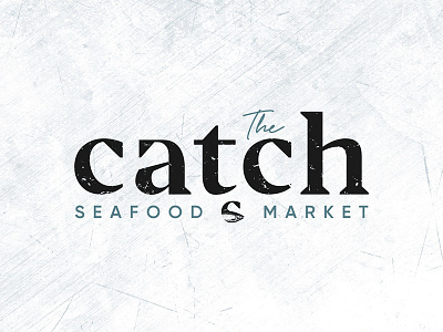 The Catch Seafood Market Logo Concept