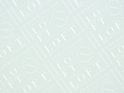 Loft Identity Concept brand concept brand design branding design identity logo typographic pattern typography