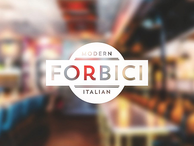 Forbici Logo brand identity branding food branding food logo identity italian logo logo design restaurant branding restaurant logo