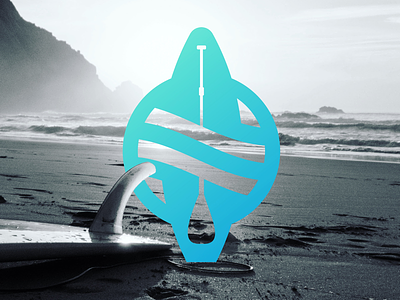 WTR logo mark brand identity branding identity logo logo mark mark ocean sup surf surf logo