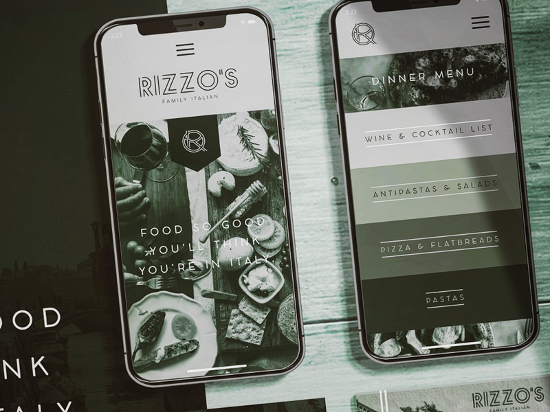 Rizzo Family Italian- Branding 1 restaurant branding restaurant logo design print web mobile brand materials logo brand identity branding