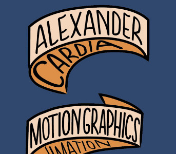 Motion Graphics Designer Business Card