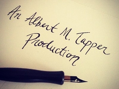 Film Title project calligraphy hand lettering lettering penmanship script typography