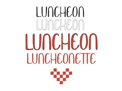 Luncheon Font