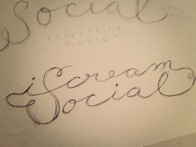Band Name, take one drawing hand lettering lettering sketch sketchbook typography