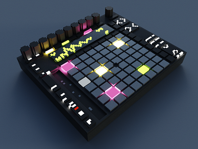 Push ableton ableton push introduction magicavoxel voxel voxel art voxelart