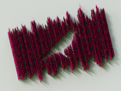 Koda forest 3d art 3d modeling canary cryptocurrency design kodadot kusama pink