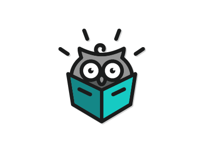 Organization owl cute animal branding logo pokemon box organization owl
