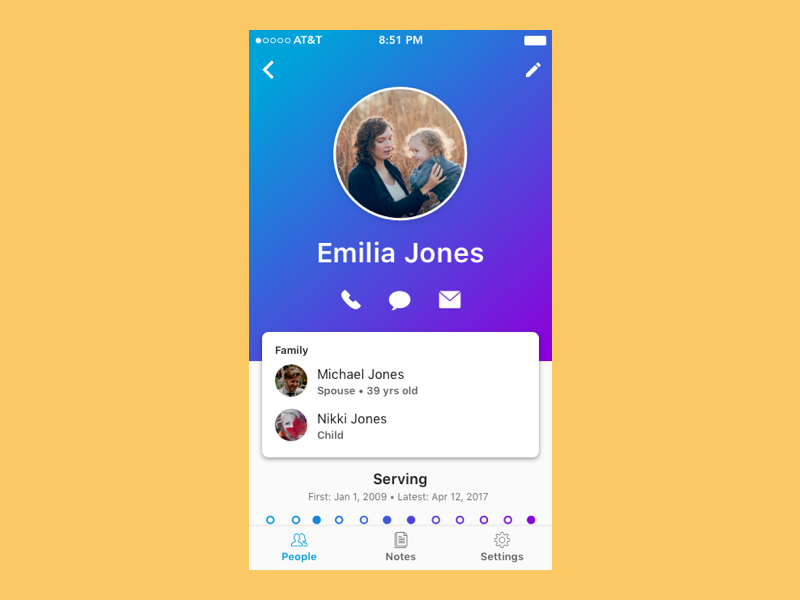 Project M Profile by Church Community Builder on Dribbble