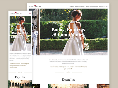 Castell Peralada, Web design ui ux web design