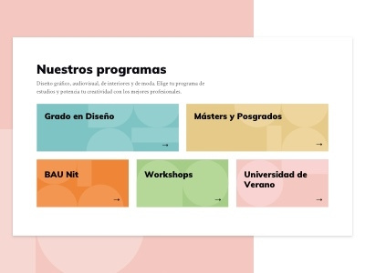 Programs Module colores courses module programs web design