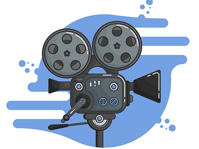 Film Camera 🎥 art camera cinema design digital film icon icons illustration illustrator