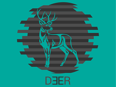 Deer logo animal art deer design digital illustration illustrator logo photoshop