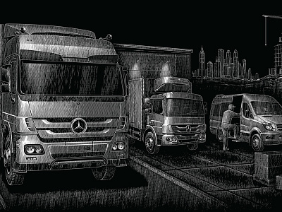 Vector illustration illustration mercedes vector