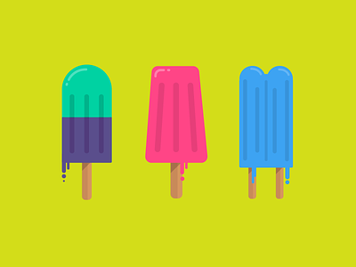Popsicles illustration pops popsicles summer vector