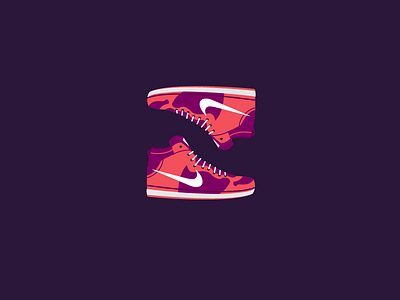 High Tops high top illustration laces nike sneaker vector