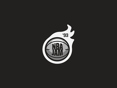 Boom Shaka Laka basketball logo nba nba jam nintendo video game