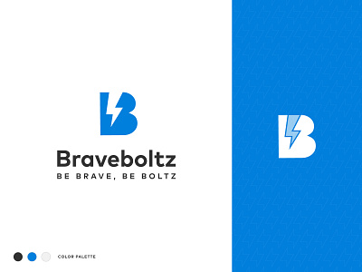 Braveboltz Version 1.0 b blue branding branding design color company concept design icon identity identitydesign letter lettering lettermark letters logo logodesign thunder ui ux