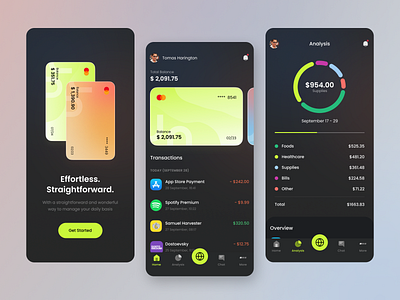 #2 Finance App - Mobile Concept