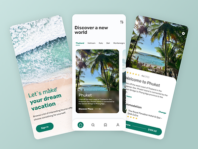 #4 Travel Guide App - Mobile Concept